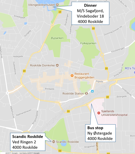Map of Roskilde